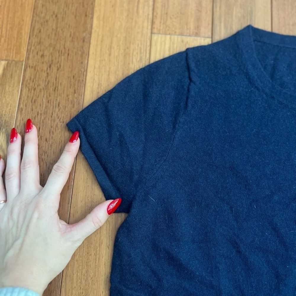 J.Crew Merino Wool Blend Women's Short Sleeve Top- M